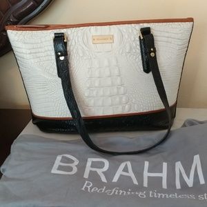 Brahmin leather handbag